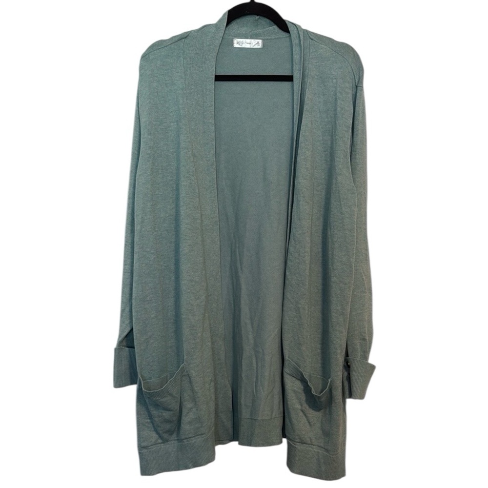 🖤 Peyton Primrose Pale Blue Open Front Cardigan